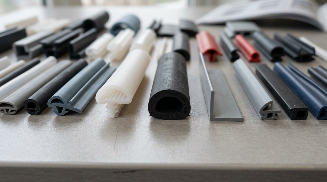 Silicone, EPDM, PVC, TPE & TPV Profiles sealing category for door and window systems