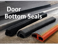 Door bottom seals
