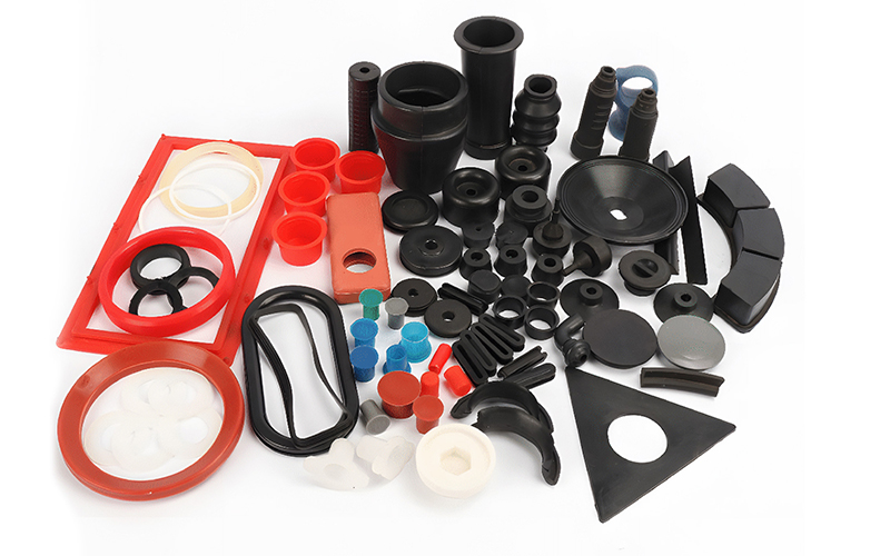 Zhouxin custom rubber molded parts, various shapes and specifications of custom-shaped rubber parts, customizable to drawings or samples.